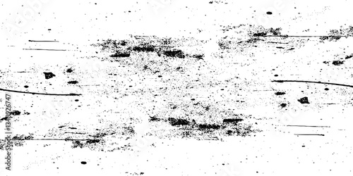 Texture grunge background spray effect. Background with little noisy black dots. Black dust isolated on transparent background.