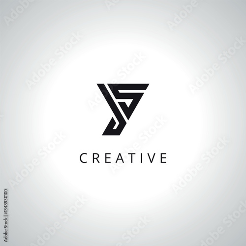Free Download Abstract Letter YS SY Monogram Logo Template With Vector Eps. - GFXLoad
