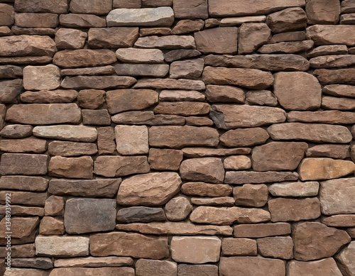 Cracked Stone Surface with Weathered Texture and Rustic Charm
