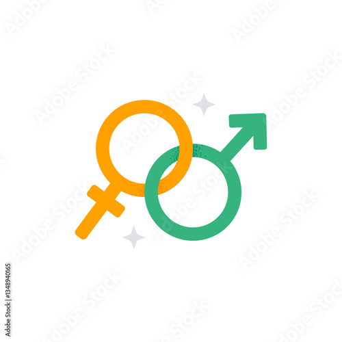 Sex and sexual relationship. Vector illustration on a white background.