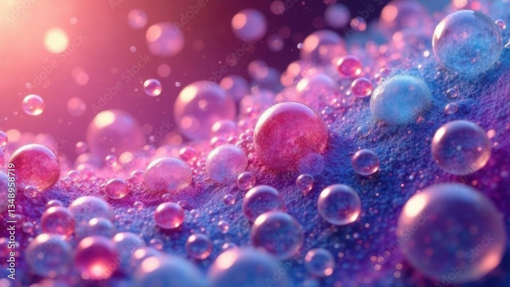 Abstract neon texture with bubbles Abstract neon texture with bubbles