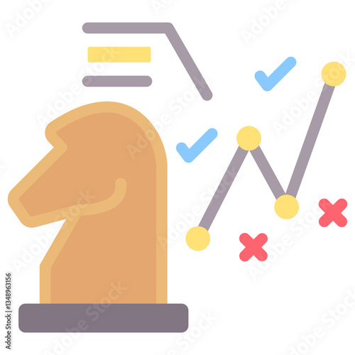 Strategy Flat Icon
