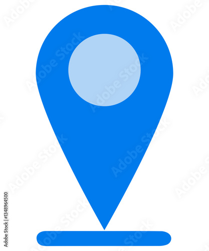 map pointer icon filled 