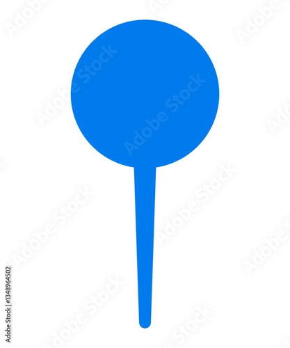 Key hole icon filled
