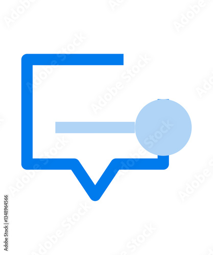 blue speech bubble