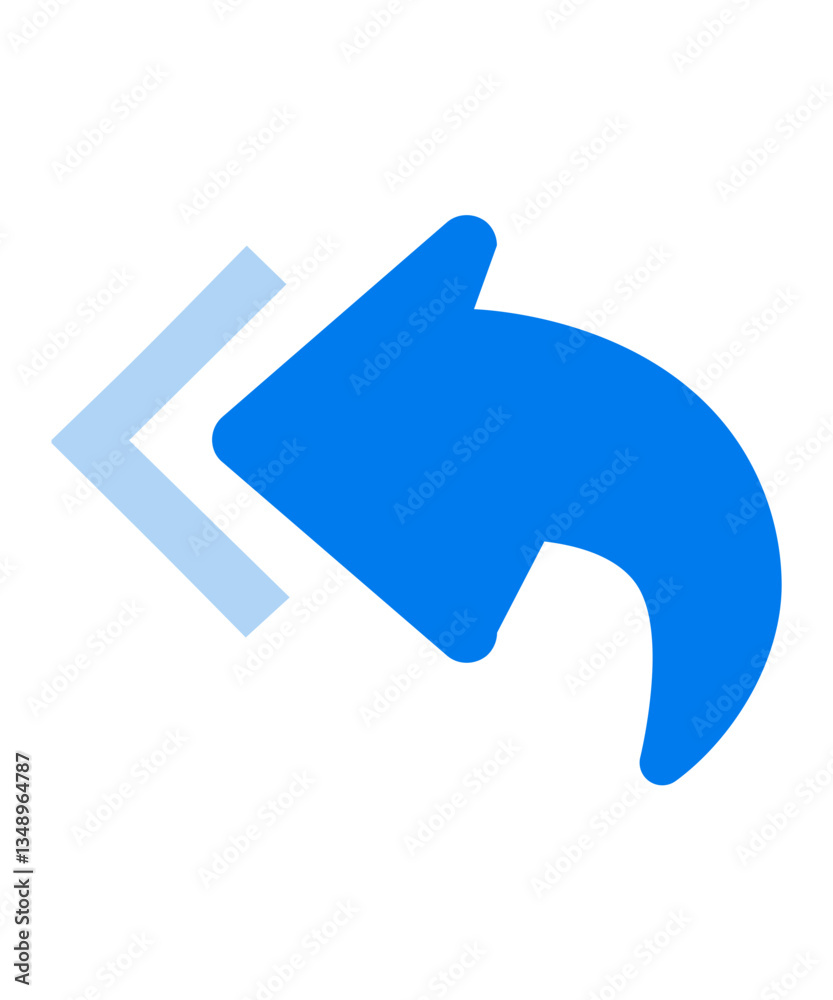 Previous button icon filled with two tone Previous button icon filled with two tone