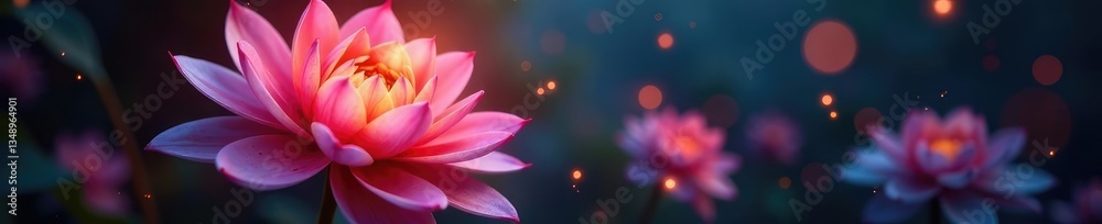 Essence of light trails behind a spiral flower, shine, flower, glow Essence of light trails behind a spiral flower, shine, flower, glow