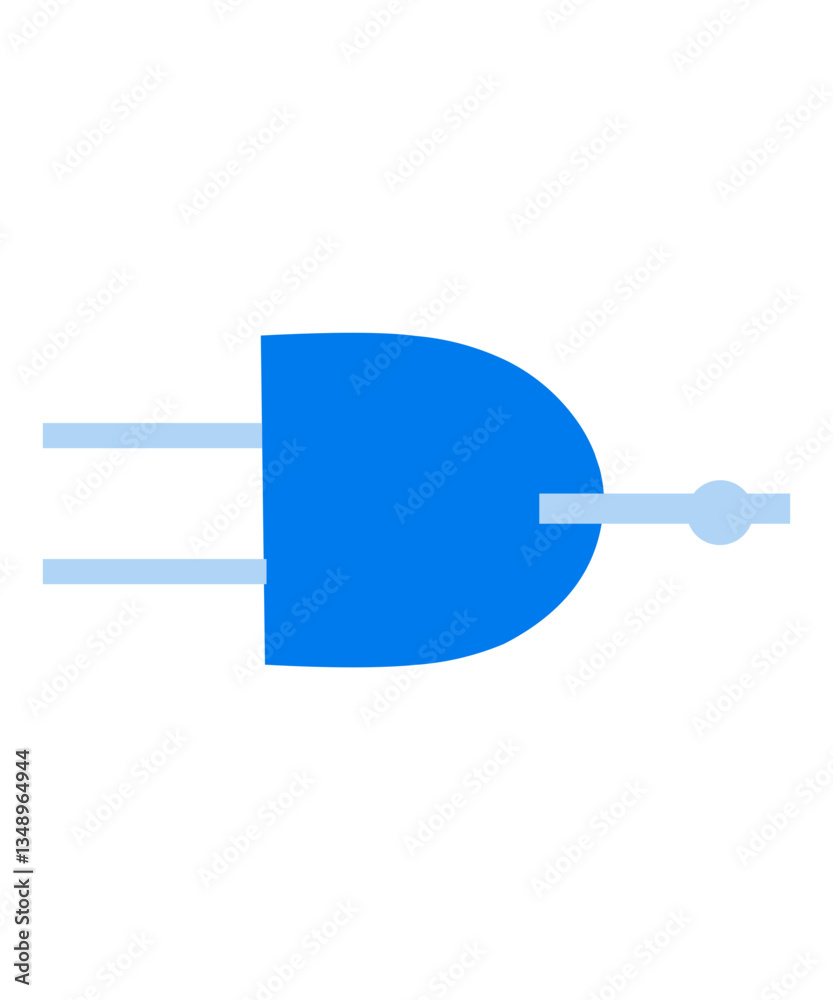 Plug icon filled with two tone Plug icon filled with two tone