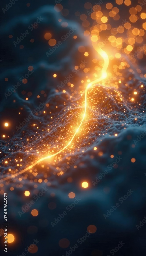 Ethereal golden filaments dance on a starry canvas, shimmering aura, dreamy lights, shimmering lights Ethereal golden filaments dance on a starry canvas, shimmering aura, dreamy lights, shimmering lights
