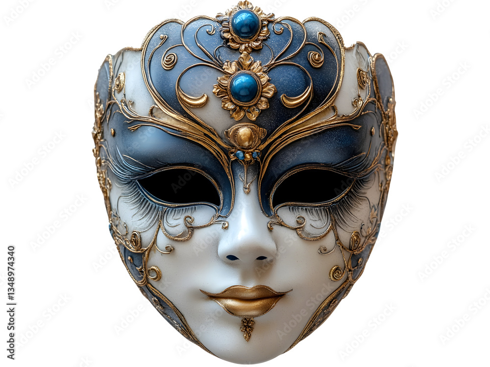 Ornate Venetian mask with intricate design Ornate Venetian mask with intricate design