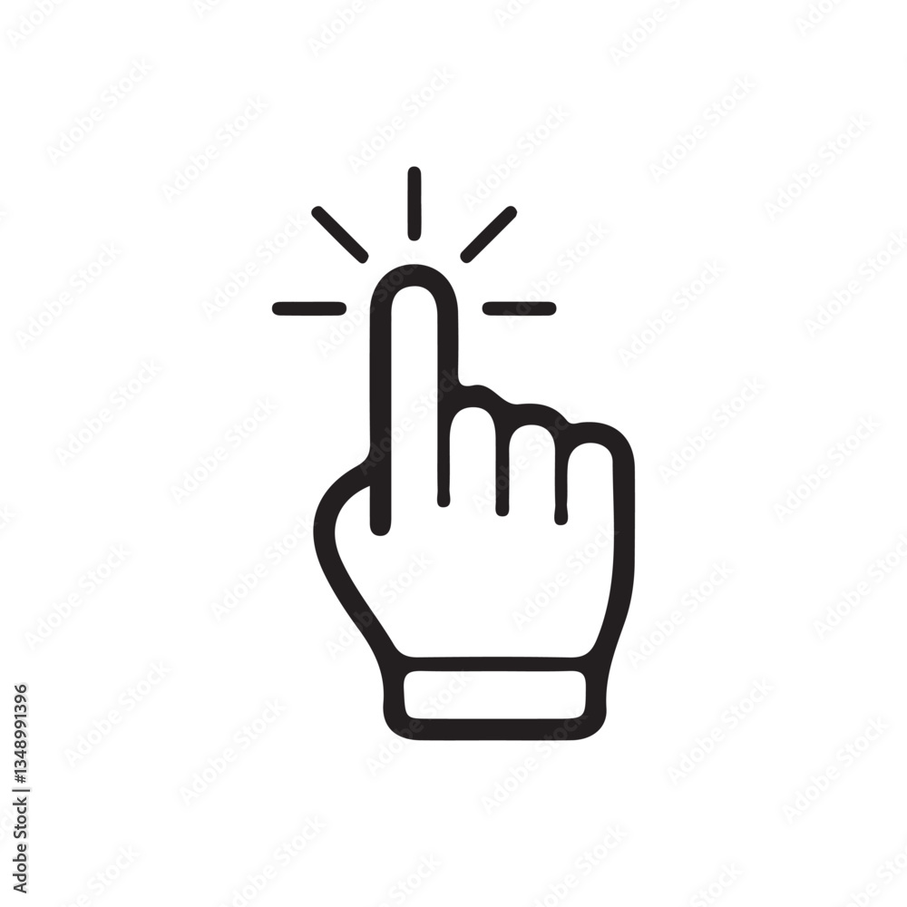 Hand cursors icons click. сomputer mouse icon. Clicking cursor, pointing hand clicks icons. Click cursor - Vector Illustration Eps 10 Hand cursors icons click. сomputer mouse icon. Clicking cursor, pointing hand clicks icons. Click cursor - Vector Illustration Eps 10