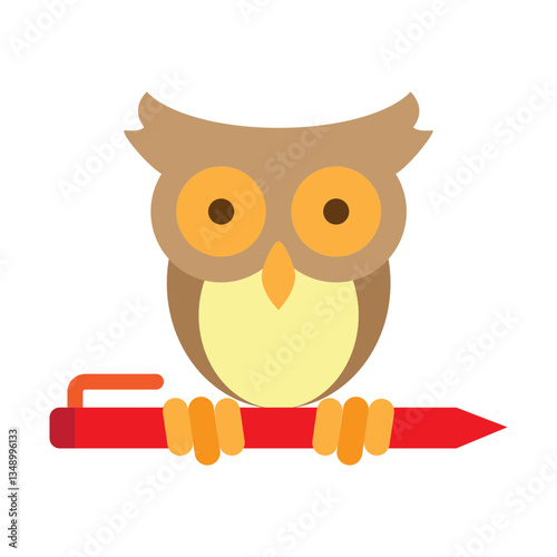 Wordsmith Vector Flat Icon Design