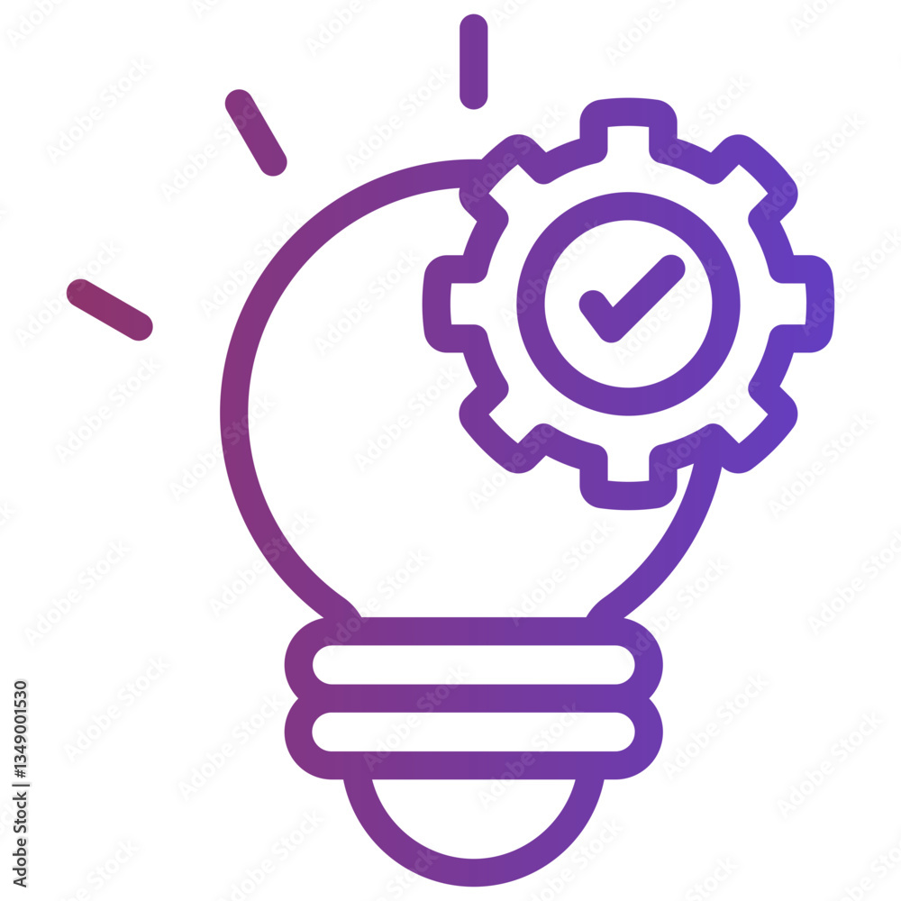 Innovation Outline Gradient Icon