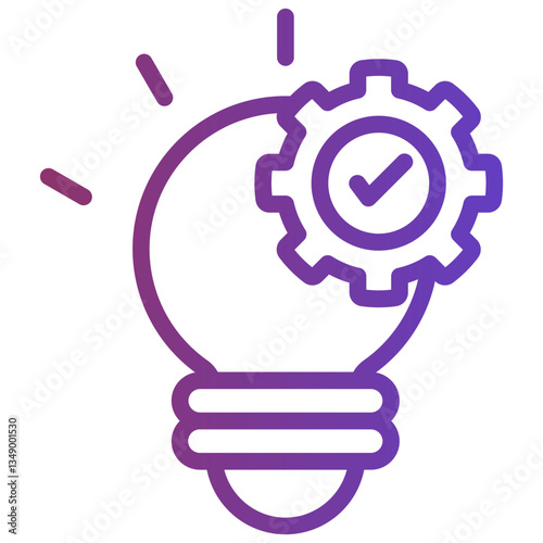 Innovation Outline Gradient Icon