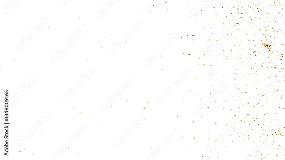Abstract luxury golden confetti glitter and dust falling down on transparent background. Shiny glittering dust background. Vector illustration Abstract luxury golden confetti glitter and dust falling down on transparent background. Shiny glittering dust background. Vector illustration