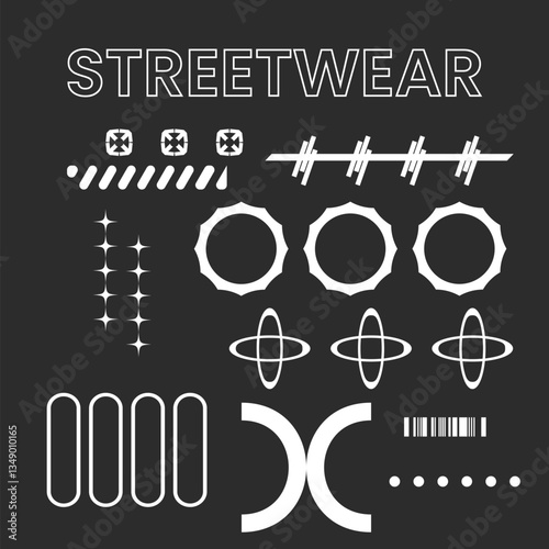 Streetwear Urban Element Simple For T-shirt Design And Social Media