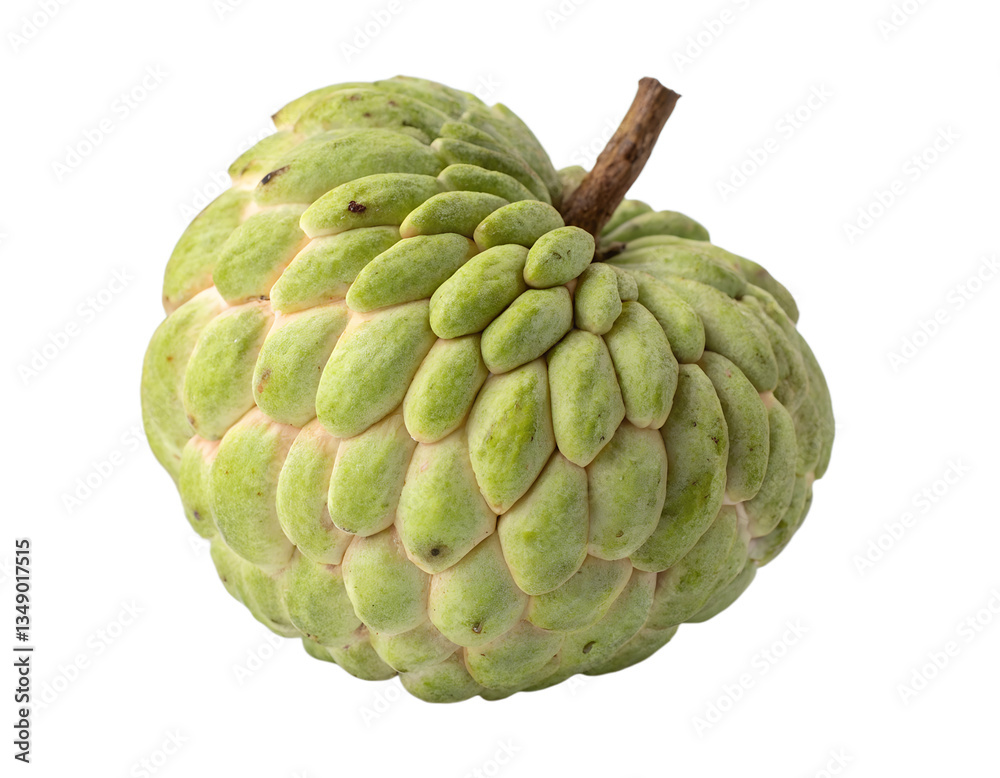 Obraz premium Custard apple isolated on transparent background