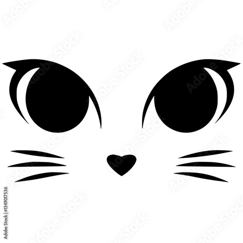 Cat eye silhouette