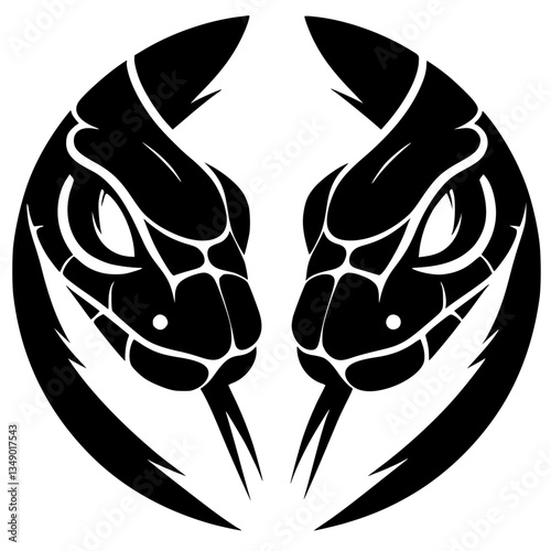 Snake eye silhouette