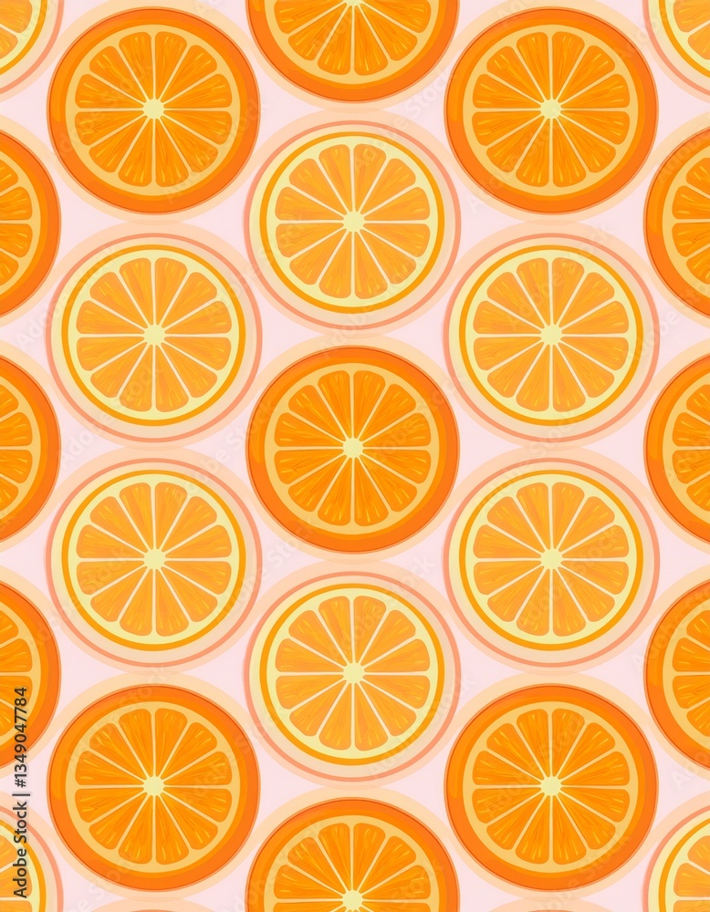 オレンジのパターンの背景 オレンジのパターンの背景