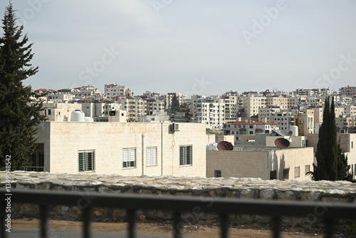 City in Oman (Middle East), view, architecture, urban development, city skyline, building, cityscape, urban view, aerial view, house, panorama, street, travel, Eastern city, summer, Iran, Oriental cit