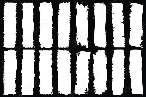 Rough Background. Retro Black and White Backround for Poster.Dirty and damaged. Detailed rough backdrop. Cards. Halftone Vector Texture for your Design,
