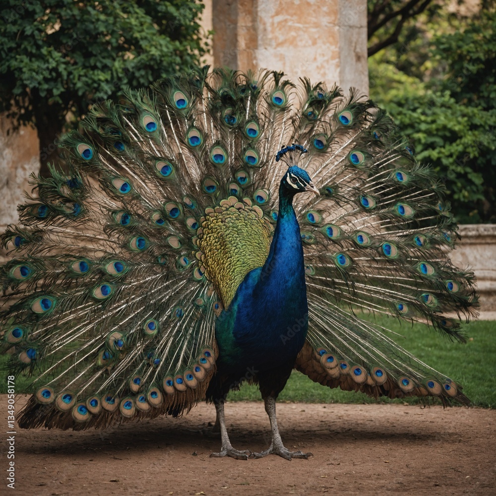 Obraz premium peacock with feathers