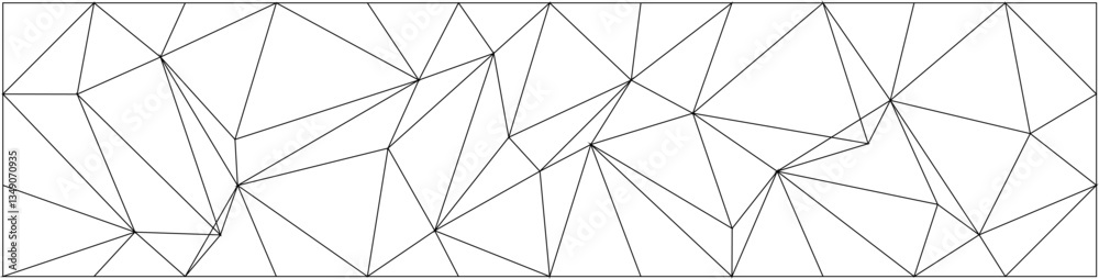 Fototapeta premium Geometric abstract pattern with irregular triangles for modern design projects.