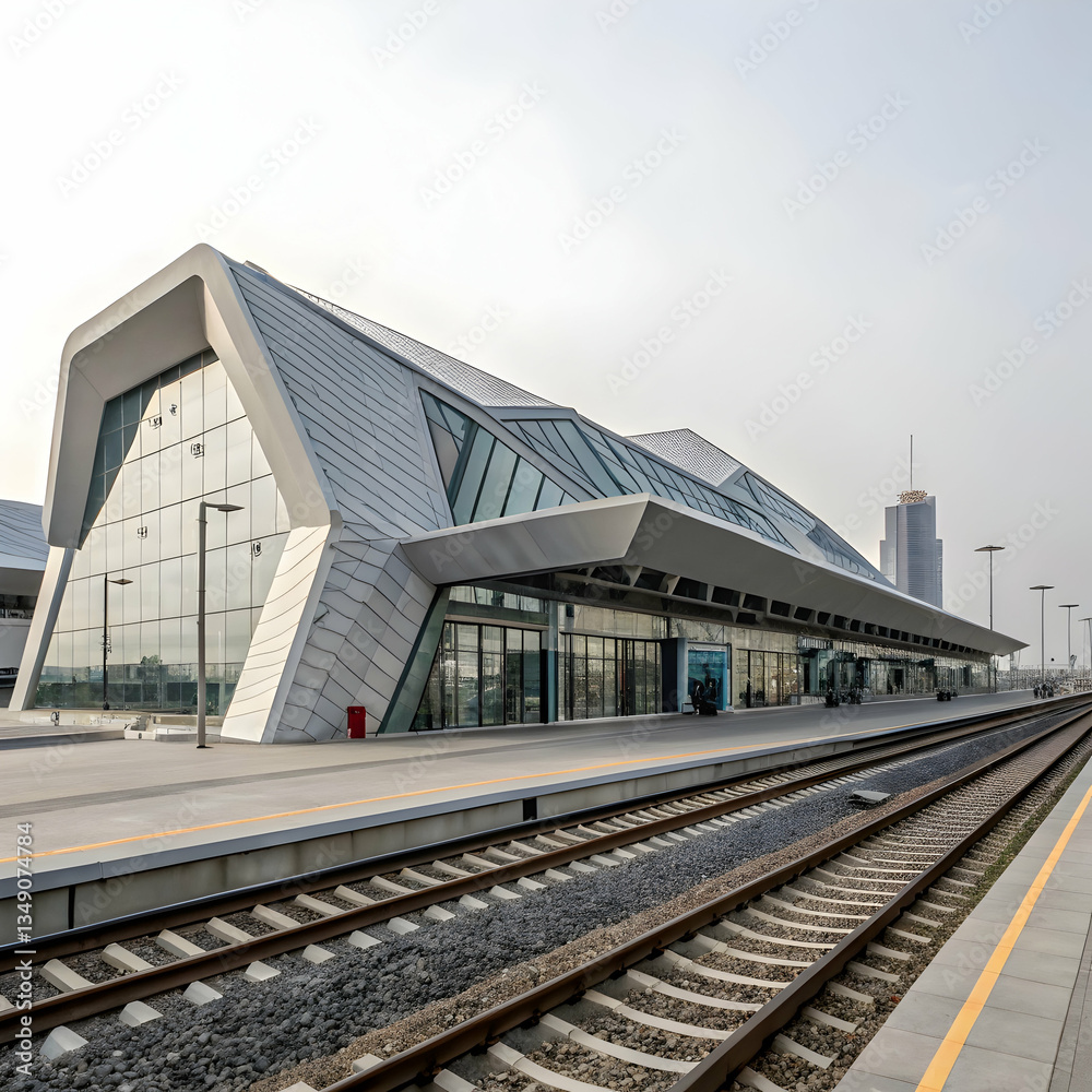 Fototapeta premium The World's first 3D railway station