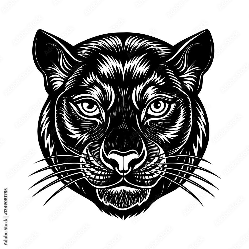 Fototapeta premium Panther face