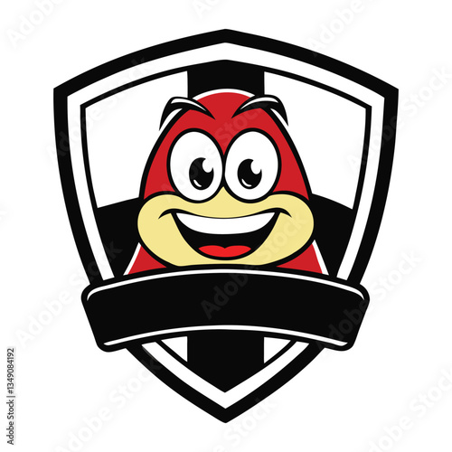A bold motorsports badge mascot logo featuring a dynamic emblem with racing elements, sleek typography, and a fierce mascot symbolizing speed, power, and victory.