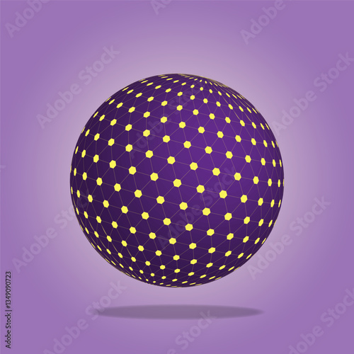 Futuristic infographics. Informational aesthetic design. Big Data Visualization. Circular Particles Dots Vortex. Futuristic Complex Visual Data Background. 3D Virtual Space. Cyberspace Illustration.