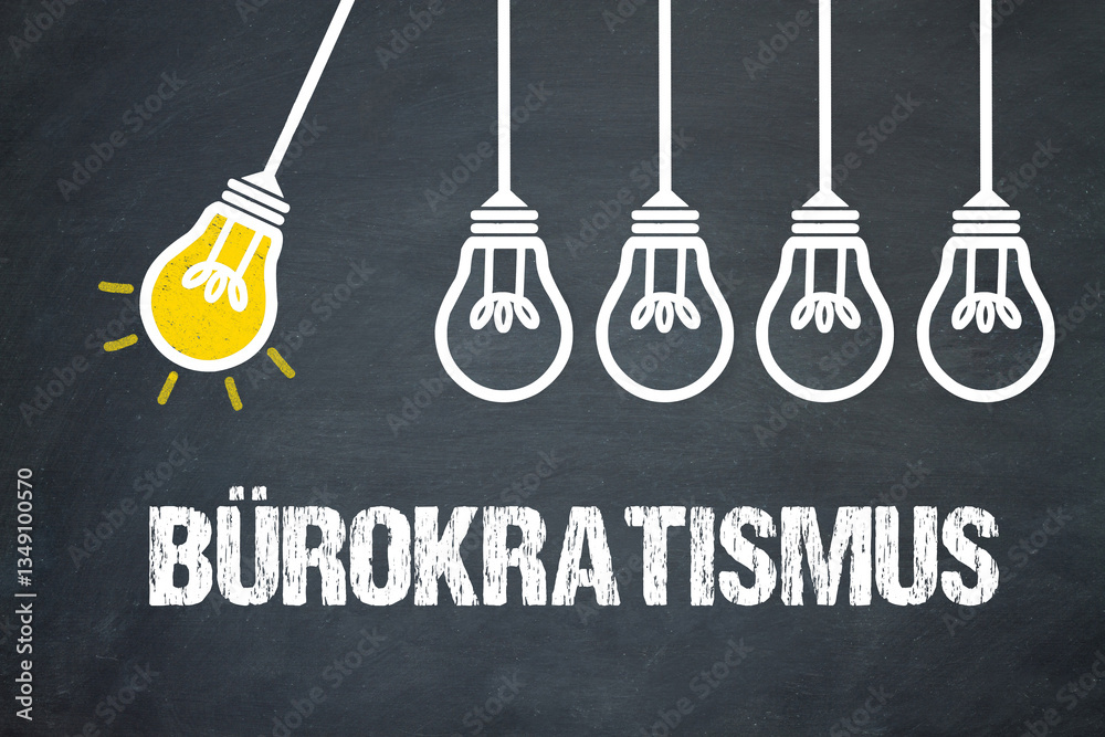 Fototapeta premium Bürokratismus