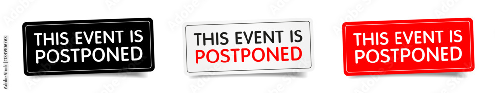 This event is postponed This event is postponed