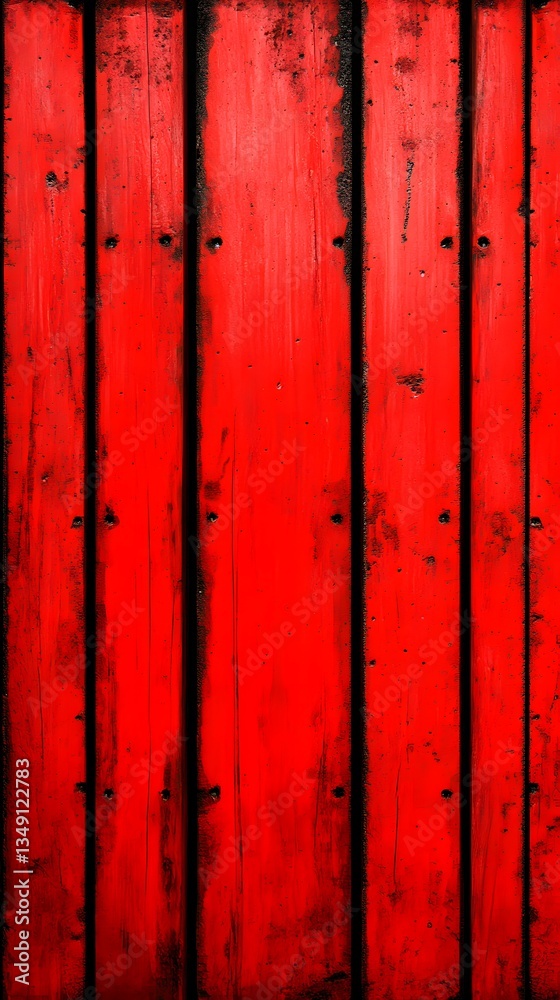 Vibrant Red Wooden Planks Background Texture Vibrant Red Wooden Planks Background Texture