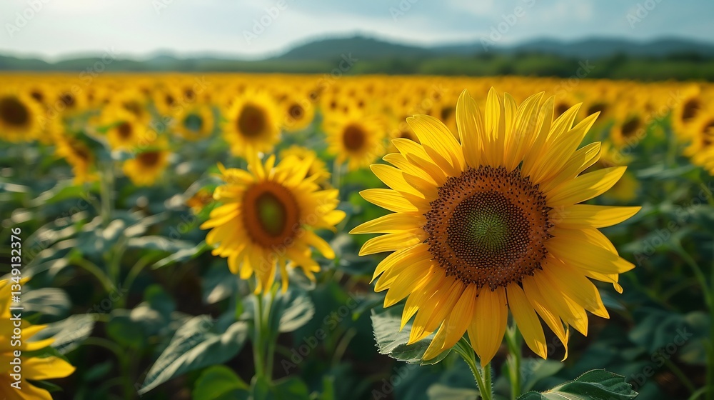 Chinese sunflower farm where AI powered farming equipment optimizes harvesting ensuring top quality sunflower oil production in one of Asias leading agricultural hubs Chinese sunflower farm where AI powered farming equipment optimizes harvesting ensuring top quality sunflower oil production in one of Asias leading agricultural hubs