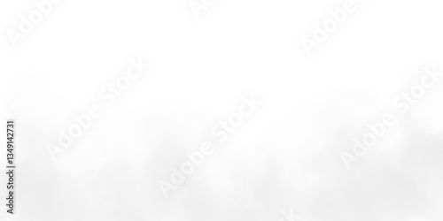 A soft, airy fog spreads across the scene, creating a subtle, ethereal atmosphere. Light gray mist with delicate diffusion blends seamlessly into the background, evoking a sense of calm and mystery.