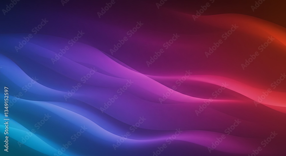 A colorful background with purple, blue and red waves A colorful background with purple, blue and red waves