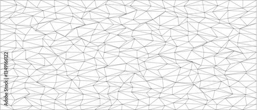 Geometric pattern of abstract triangles and lines creating chaos and complexity for creative design and background use.