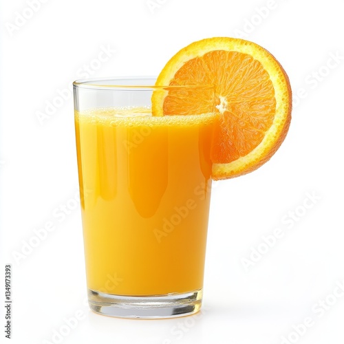 Generic Fresh Orange View Glass Texture. Beverage High-resolution