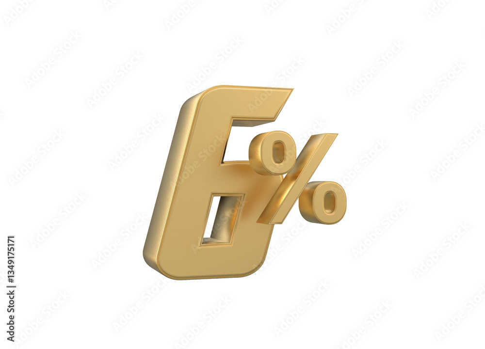 gold percent sign gold percent sign