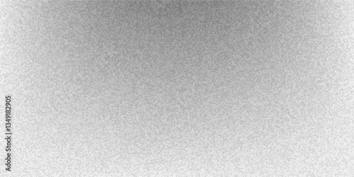 Grunge halftone gradient background. Faded grit noise texture. White and black sand wallpaper. Retro pixelated backdrop. Anime or manga style comic overlay. Vector graphic design textured template