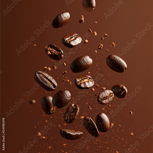 grains de café pour bien commencer la matinée 