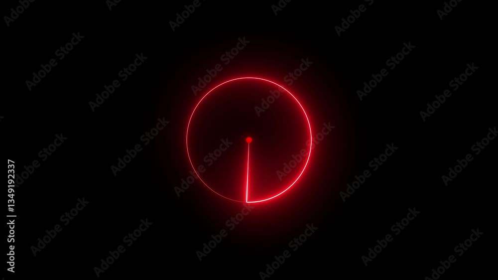Glowing Neon Light red color radar technology animation. Digital Futuristic Searching Sonar Radar, Scanning HUD Circle User Radar Interface, Glowing Neon Light red color radar technology animation. Digital Futuristic Searching Sonar Radar, Scanning HUD Circle User Radar Interface,