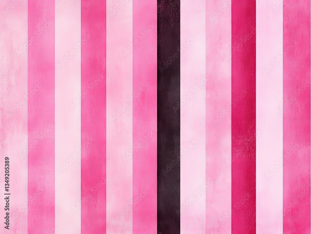Pink Watercolor Stripes Background Texture.