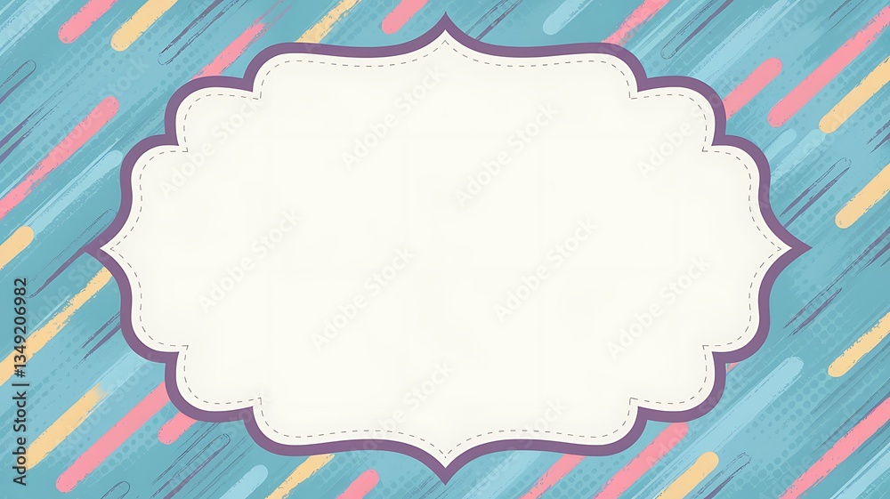 Stripes and Confetti Border Stripes and Confetti Border
