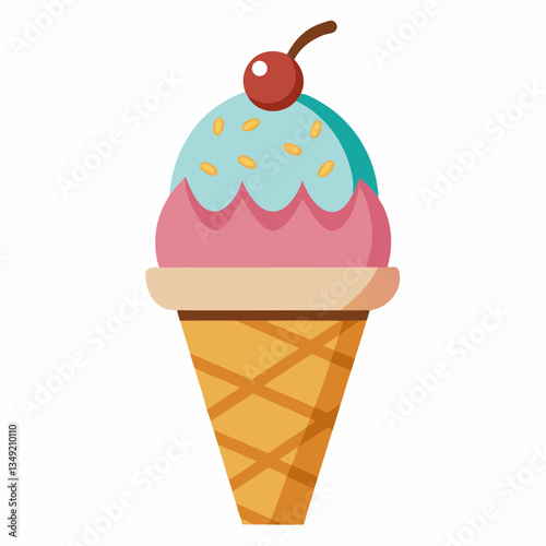 Ice creme vector illustration 