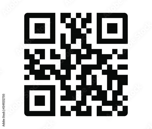 Scan QR code icon. Barcode, QR code scan with smartphone. Symbol for scanning qrcode.
