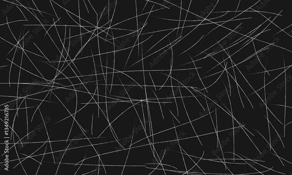 The vector background features artistic scribbles on a blackboard like surface, creating a creative, modern, and stylish design suitable for digital artwork and educational themes.