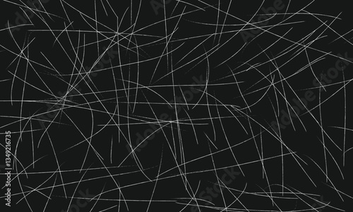 The vector background features artistic scribbles on a blackboard like surface, creating a creative, modern, and stylish design suitable for digital artwork and educational themes.